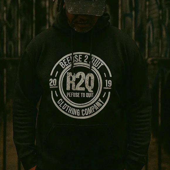 Black Hoodie for Men - Picture 4 of 16